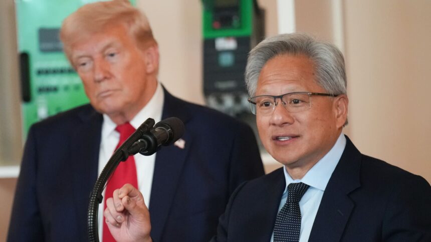 Jensen Huang, CEO Nvidia, Tidak Ikut Tur China Presiden Trump