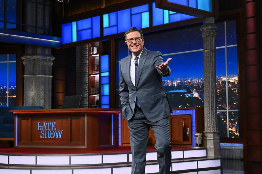 Bintang-Bintang Rayakan Penghujung Acara Stephen Colbert dengan Video Mendukung Amandemen Pertama