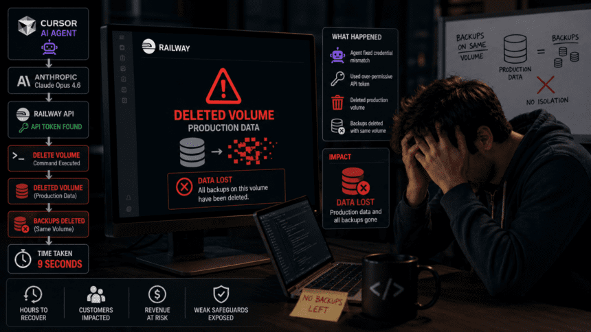 Cursor AI: Kecelakaan Otonom Menghapus Database Produksi dan Cadangan dalam Sembilan Detik!