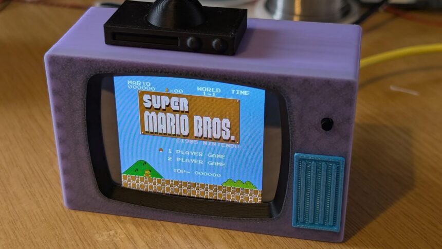 Mini-TV Gaya Retro Ini Mirip dari The Simpsons dan Bisa Mainkan Game NES Klasik Serta Film — Pasti Bikin Kamu Terpesona!