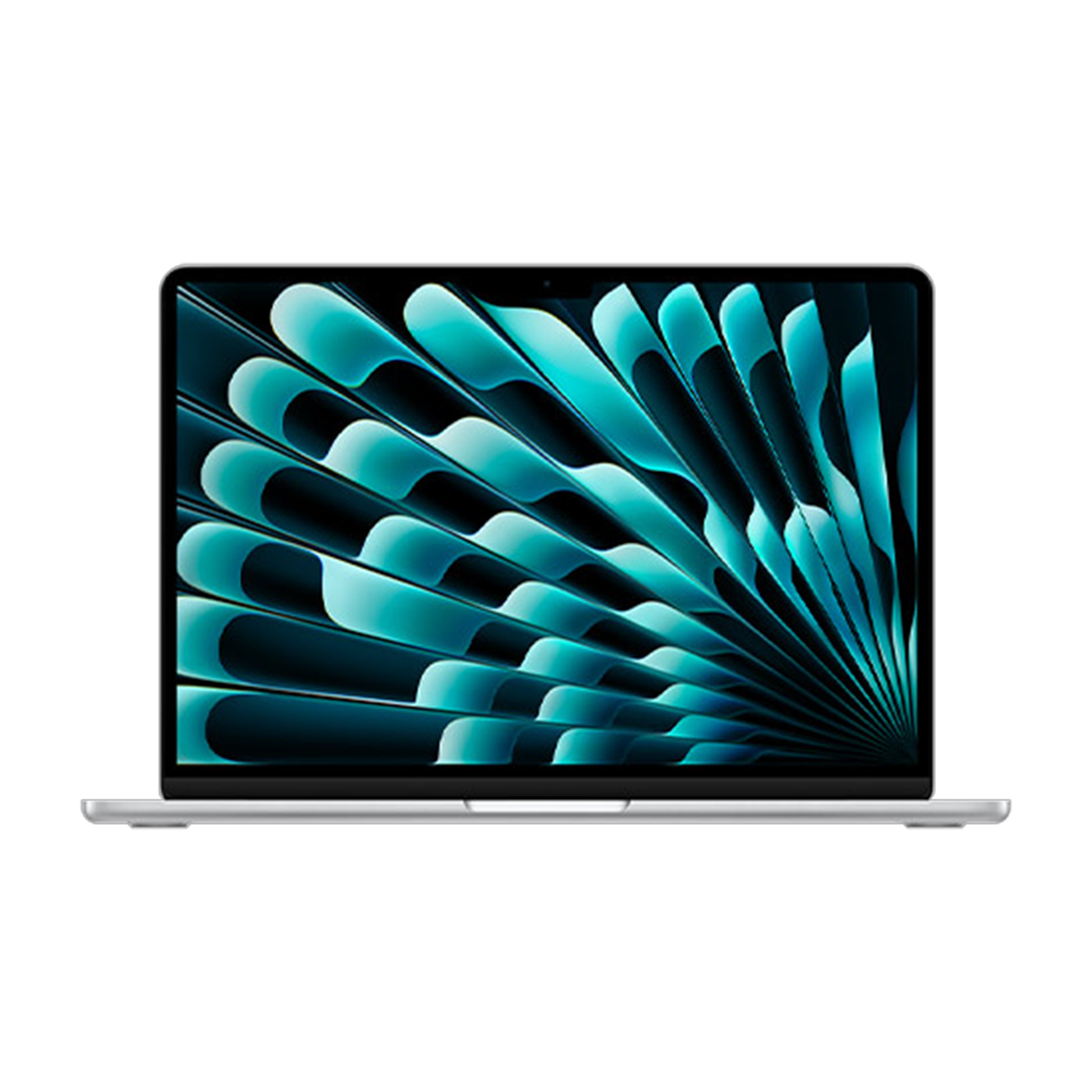 Sebuah Apple MacBook Air di latar belakang putih