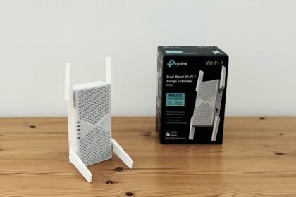 TP-Link BE6300 Dual-Band Wi-Fi 7 Range Extender (RE403BE): Solusi Mudah dan Cepat Tingkatkan Jangkauan Wi-Fi Anda!