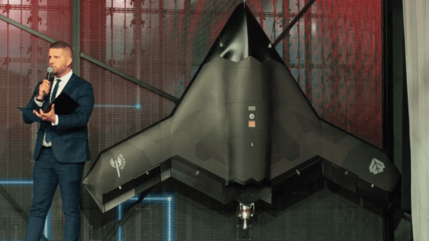Drone Baru Polandia Mirip Bomber Mini B-2, Desain Uniknya Penuh Makna di Medan Perang