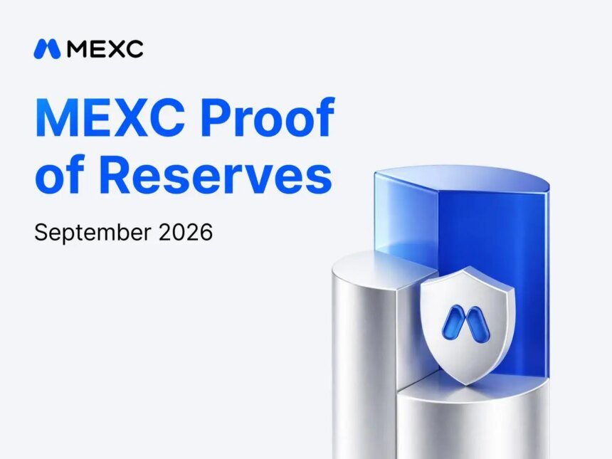 MEXC Umumkan Bukti Cadangan September 2026: Penjaminan Penuh Aset Pengguna dan Rasio Cadangan BTC Naik Menjadi 297%
