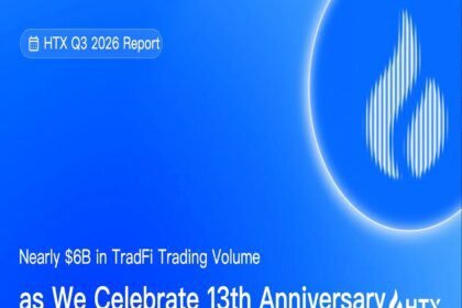 Volume Perdagangan TradFi Mencapai Hampir $6 Miliar Saat Rayakan Ulang Tahun Ke-13
