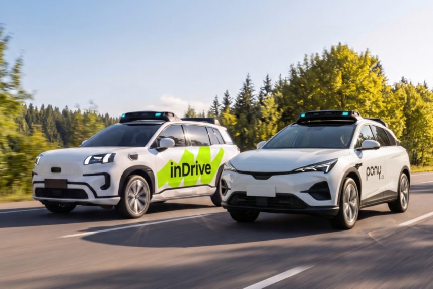 inDrive Siap Uji Robotaxi di Asia Tengah Tahun 2027 Bersama Pony.ai dan Nvidia